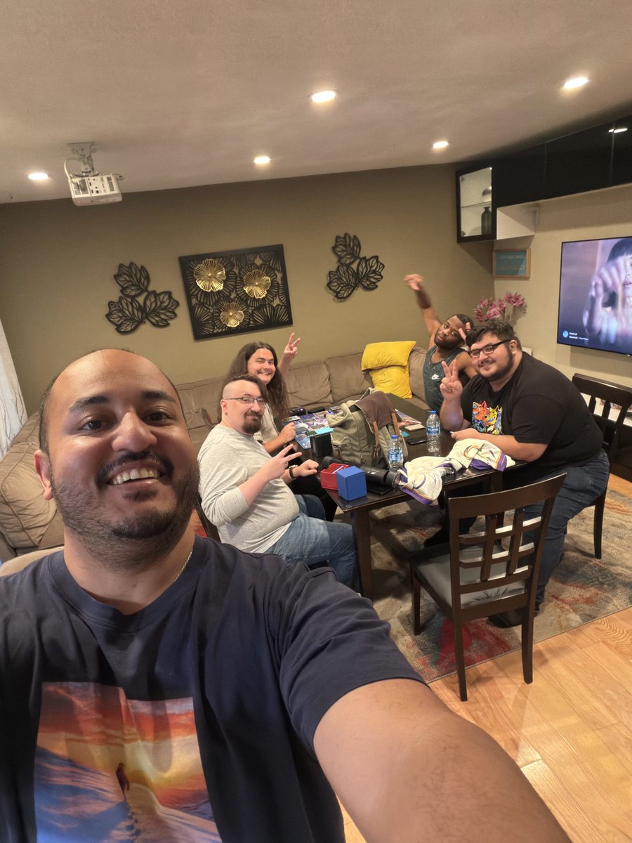 SixFifty_TCG's tweet photo. Are they smiling because they did or didn’t get their badges today at RQ LA.  They are grinding away matchups they probably won’t even see this weekend 😂 

@playriftbound https://t.co/FLjyAOQAr3