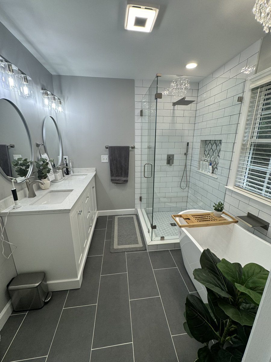 CollinJHumphrey's tweet photo. People will look at a bathroom and go…

“Man, the vanity was only $1,000. Tile was maybe a $1500. Fixtures were another couple grand. How the hell is this a $25,000-$30,000  bathroom?”

Well… because you ain’t buying a vanity and some tile.

You’re buying the whole  job.

Demo. Trash. Plumbing. Electrical. Waterproofing. Tile work. Flooring. Drywall. Paint. Trim. Glass.

Then all the little stuff nobody thinks about.

Runs to get missing parts. Deliveries. Dump fees. Protecting the house. Scheduling everybody. Fixing whatever we find once we open the walls up. Making sure everything’s done right and lasts a long time. Being finished in a timely manner. Trust that when it’s done, you know without a doubt it’s done right. 

And here’s the biggest thing…

You’re paying somebody to own the job.

When something goes sideways,
somebody’s gotta answer the phone and fix it.

That’s where a lot of the money is.

Materials are only one piece of a remodel.

You’re paying to get from this…

to finished…

and have somebody standing behind it when it’s done.