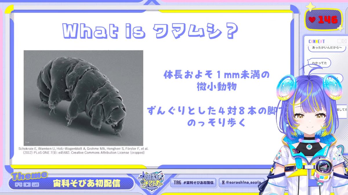 interceptor128's tweet photo. クマムシの画像にちゃんと引用元論文のタイトル表記があって、ちゃんとしてる方だと感じた https://t.co/JbQo07pm3v