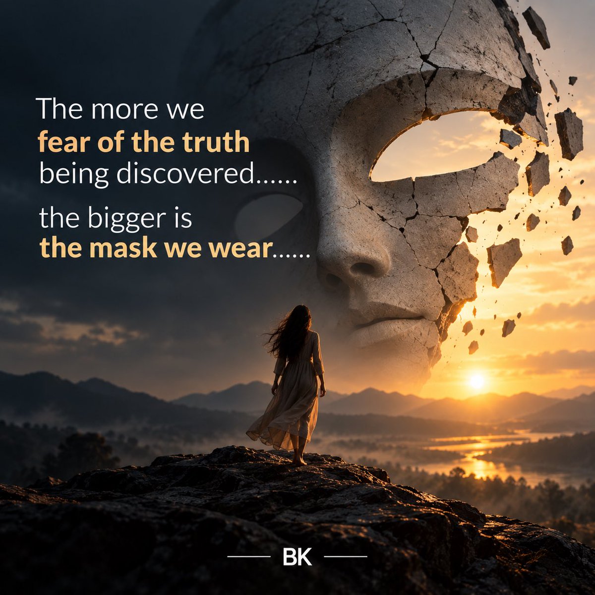 balakrishnaj's tweet photo. #fear #truth #mask #quotestoliveby #bkjayasimha https://t.co/LNdFB8AIi9