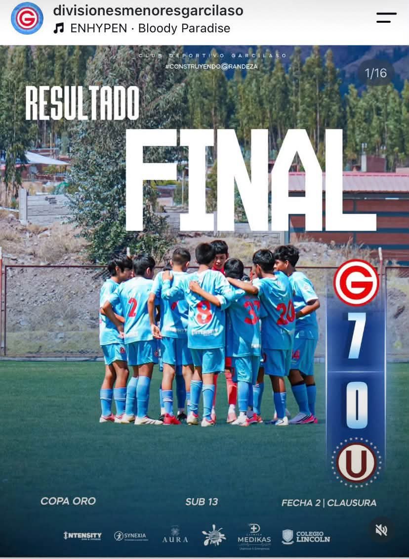 Ochante0801's tweet photo. DEPORTIVO GARCILASO 31- Universitario 0 https://t.co/turgwXBL9X