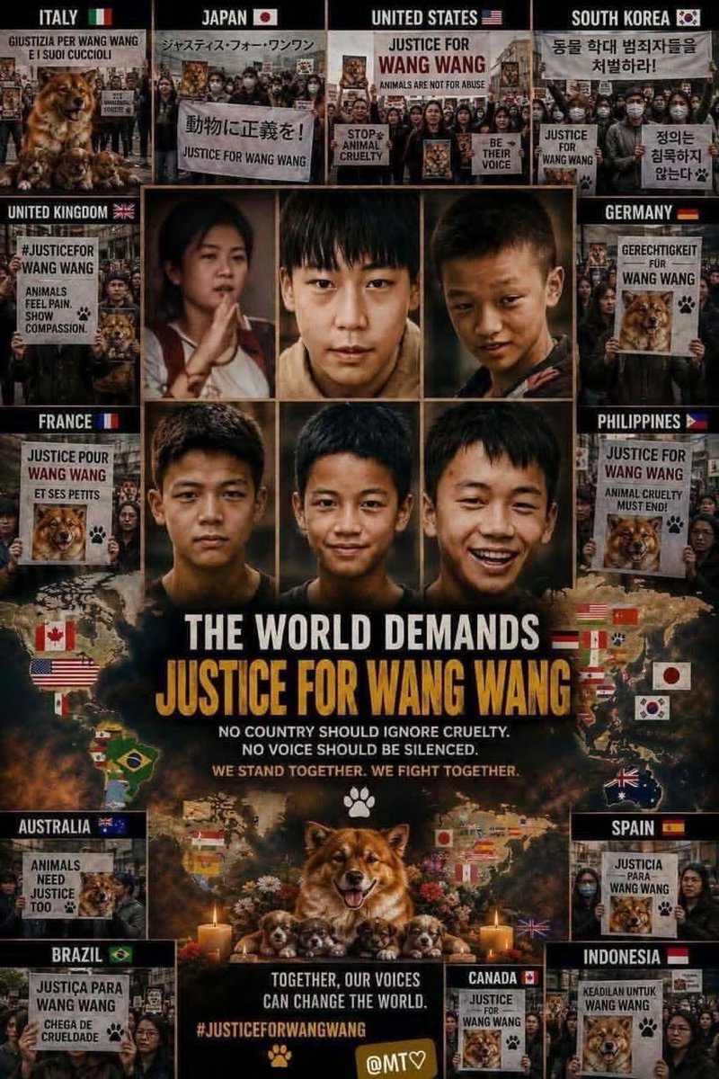 PhaedraXTeddy's tweet photo. 🌏WangWang Movement World Action🌏
May it reach President Xi Jinping…!
#公開書簡
#globalletterforwanwang
#Justiceforwangwang
#中国に動物虐待防止法の制定を求める
#旺旺
#wangwangmovement https://t.co/gTkpietbcn