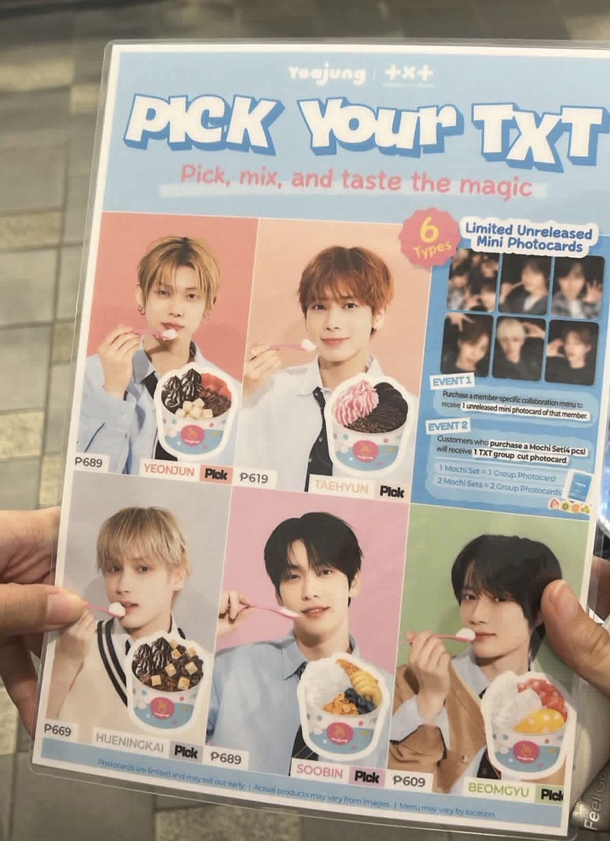 0x1hr's tweet photo. so the new prices sa yoajung wth 😹 https://t.co/S9tLrVR24F