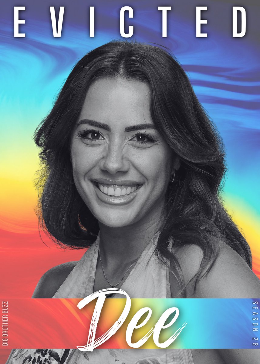 BBigBrotherBuzz's tweet photo. 🚨BY A VOTE OF 1-0, DEE HAS BEEN EVICTED FROM THE BIG BROTHER HOUSE #BB28 #BigBrother #BigBrotherBuzz https://t.co/FpCI7hf8rn
