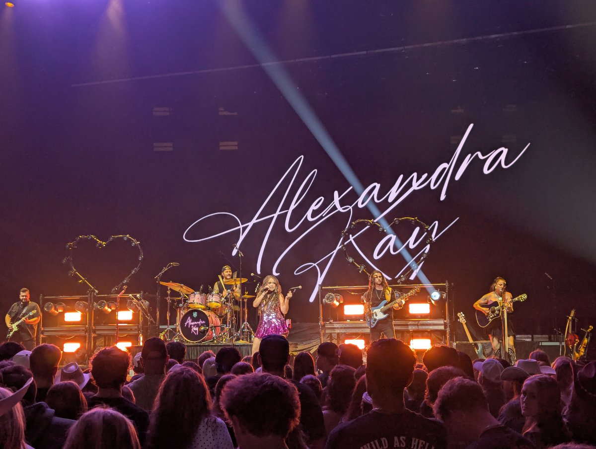 acwmc's tweet photo. What a wild night! 🤠 We're going to need a large cup of "Coffee Girl" in the morning ☕

A very special THANK YOU to @JonPardi, Alexandra Kay, and Sadie Bass for their performances tonight in Fort Wayne!

To the fans, artists, and crew, we hope to see you again soon! ❤️ https://t.co/I5py6ktGjx