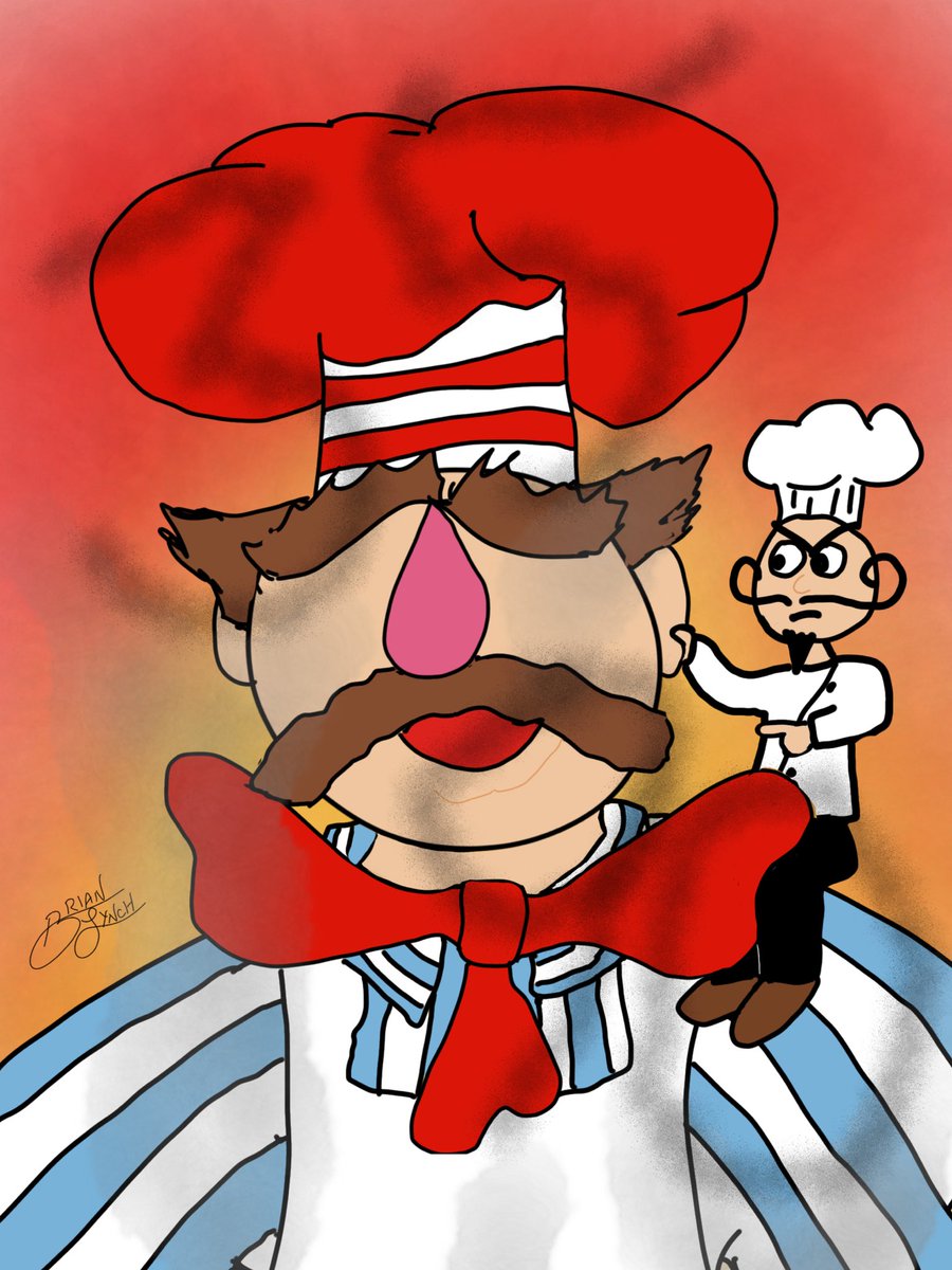 HotWingJustice's tweet photo. Sept 24th saw the birth of Jim Henson (1936) and the passing of Dr.Seuss (1991).
#haroldandhishotwingofjustice #hotwingofjustice #thedailyharold #justdoinit #therealdeal #fearlesscartooning #drseuss #jimhenson #muppets #HWoJ #originalcharacter #tinychef #topartist #BrianLynch https://t.co/VgsGw1UcA9