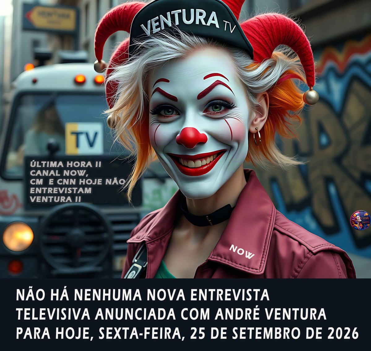 carmellentis's tweet photo. @cnnportugal Não É Possível !! Isto É Censura !! Não Conseguem aÍ na CNN arranjar uma horinha nem que seja no final do dia para meter o Ventura em direto !!? https://t.co/ch8DZvvThf