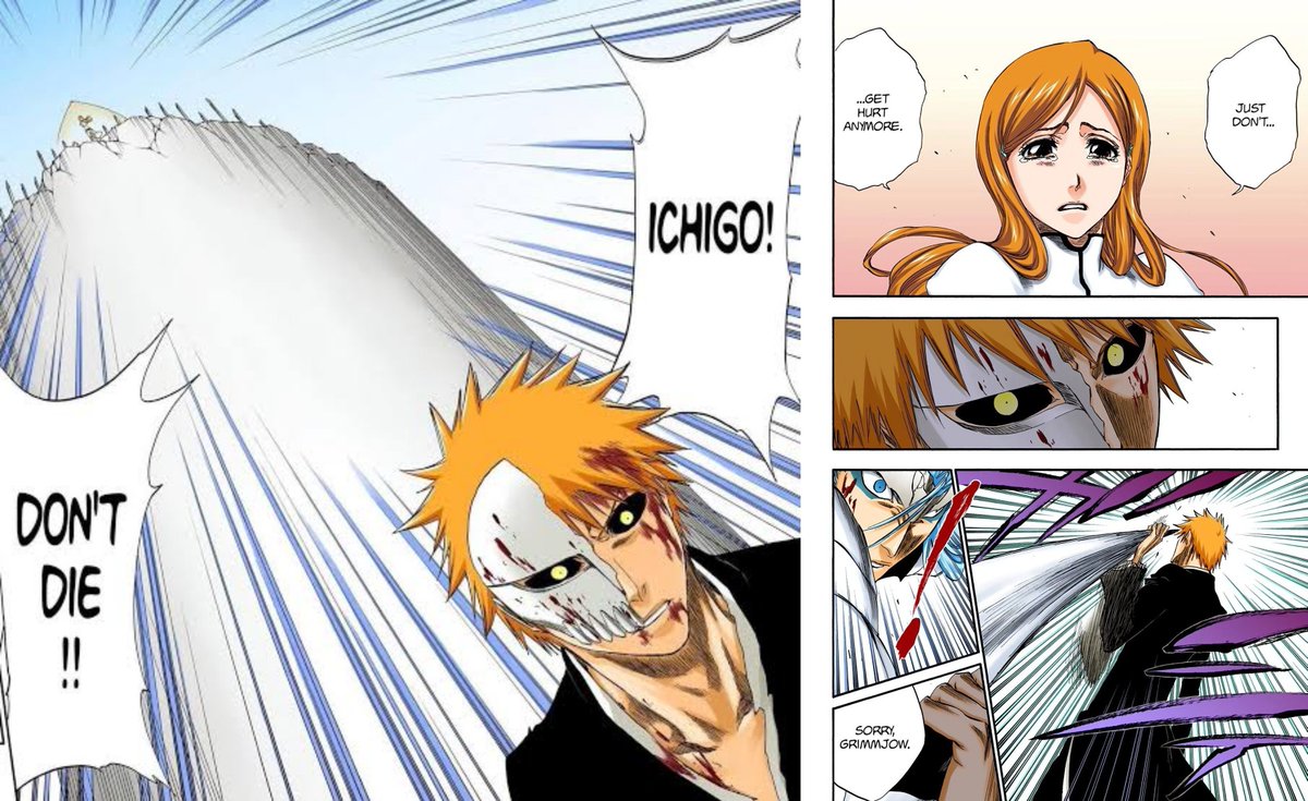 Paolo1276789500's tweet photo. Y gracias a quien derrotó a Grimmjow porque estaba ahí? Te doy una pista, genio, no fué Rukia https://t.co/uc0737JIk5