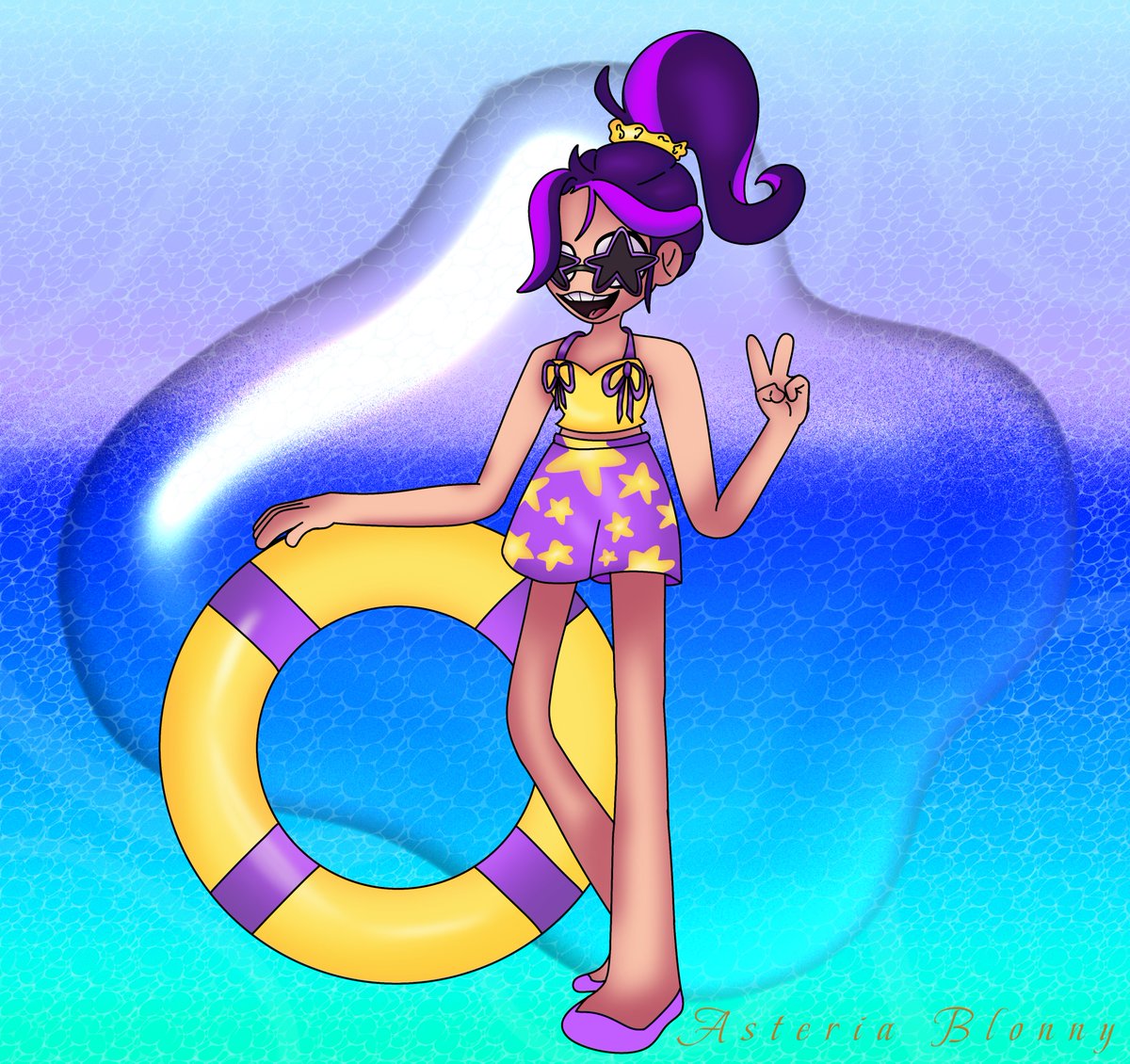 Asteria_Blonny's tweet photo. Well what best way to say goodbye to the summer that throw a pool party!!! 
Lily is gona be more than exited to swim and splash whit you!

She is ready to party!

#lilylovebraids #fypシ゚viralシfypシ゚ #PPTCH5 #PoppyPlaytime #PoppyPlaytimeChapter5 #art #pool #summer https://t.co/Ysb6L0YTeW