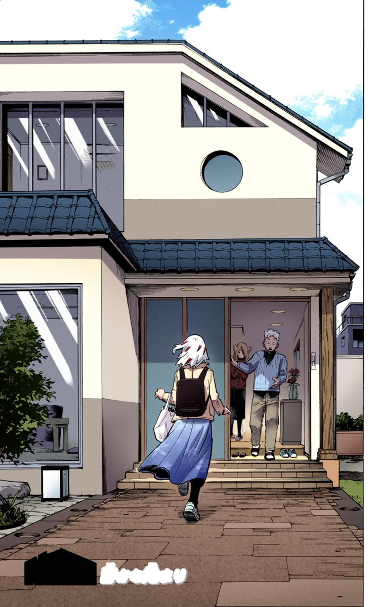 56parfaits's tweet photo. Natsuo and his girlfriend in the colored manga https://t.co/bgjJ3FtEGp