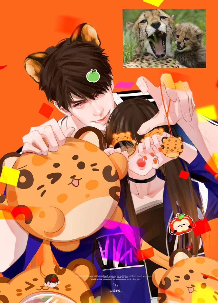 JULY__jo's tweet photo. 🐆🐆🍎🍏
#Caleb #夏以昼 #マヒル #하우주 #LoveandDeepspace #恋与深空 https://t.co/SVk8JBVR2d