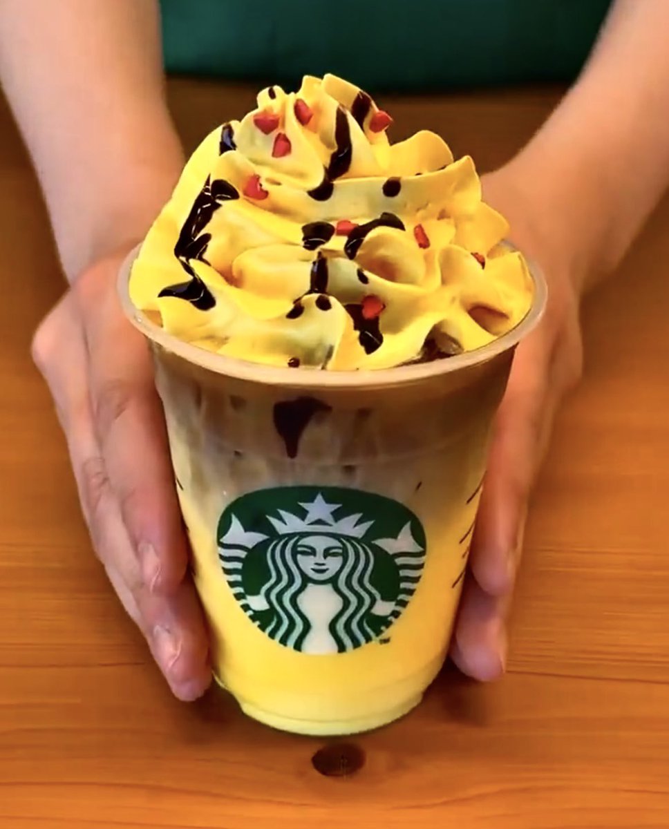 HauntdSZN's tweet photo. 🚨 Pokemon Starbucks collab! 
- Be on the lookout. 🔥

Pikachu Honey Cream Latte 

#pokemon #starbucks https://t.co/YGgZLtvrln