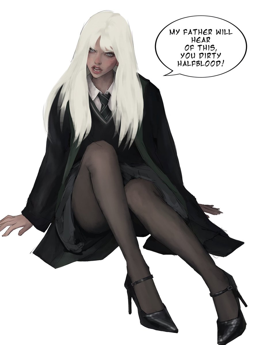 1r3nee_'s tweet photo. fem malfoy inspired by the quoted art <3 https://t.co/e7efyGMgrx