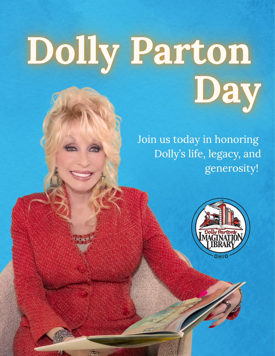 ImaginationOhio's tweet photo. It's @DollyParton in Ohio 🦋

Dolly meant so much to so many people, but to many children, she was known as the Book Lady. Her extraordinary generosity and belief in the power of books has brought the joy of reading into the homes of over 1 million children in Ohio @dollyslibrary https://t.co/JGWUdfGYs9