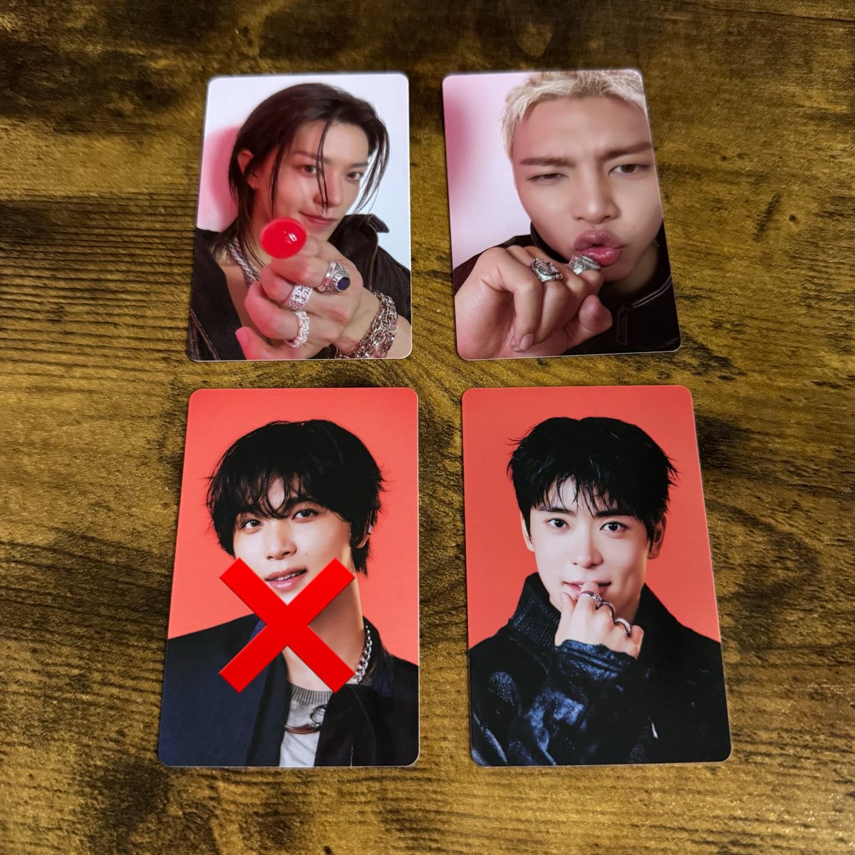 aaaaeeees_'s tweet photo. NCT127 THE REDLINE イリチル
RANDOM TRADING CARD
ソウルコン ラントレ トレカ 交換

【譲】ユウタ、ジャニ、ジェヒョン

【求】テヨン

郵送又はベルーナ手渡し希望です。
お気軽にdmまたはリプライお願いいたします🙏 https://t.co/VFK9OIe51L