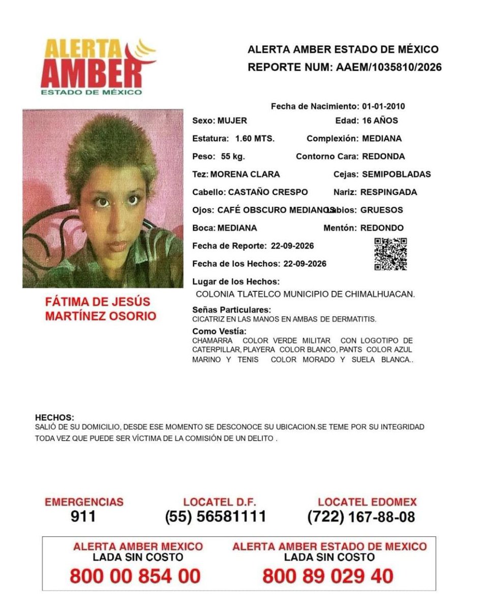 azu07647's tweet photo. ¡Ayúdenme a difundir, por favor! 🙏🙏 Es una compañerita de mi curso de inglés, convivi con ella y les puedo decir que es una chica súper carismática y con muchas ganas de aprender. ¡Su familia la está buscando! Por favor, difundan. https://t.co/58LdAGVBDQ