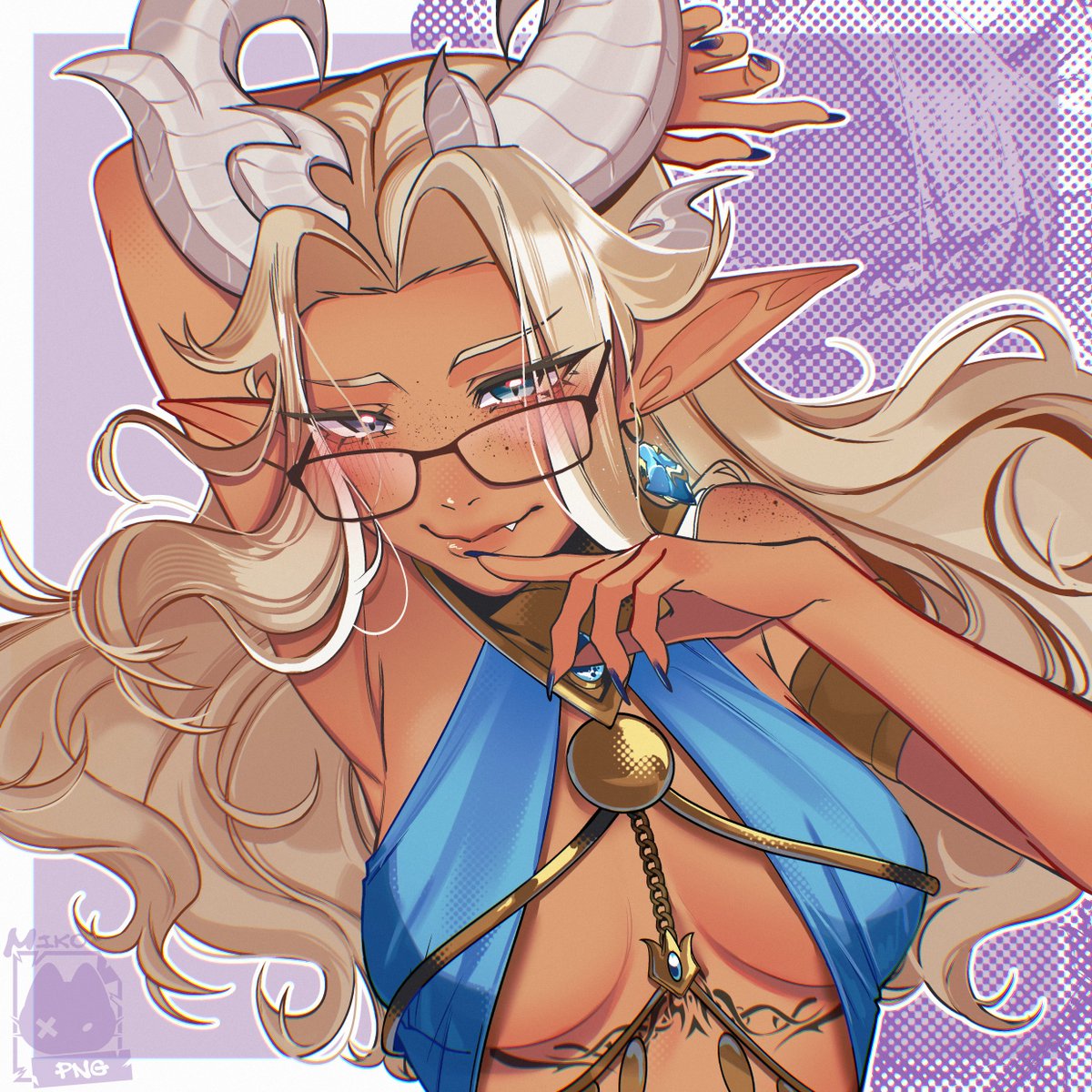 Miko_png's tweet photo. Icon commission 

you can see the other version in my ALT account 👀 https://t.co/BVJq7hR7c4