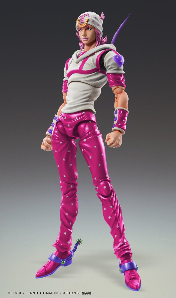 medicos_et_j's tweet photo. 【#WF2027W 限定商品情報！】

ワンダーフェスティバル2027冬！
先行抽選販売は10月開始予定！

『ジョジョの奇妙な冒険 第7部 スティール・ボール・ラン』

超像可動
「ジョニィ・ジョースター・サード」

鮮やかなピンク色の衣装を纏い登場！
続報をお楽しみに！

#jojo
#ジョジョ
#超像可動 https://t.co/Jsiv7jlDtv