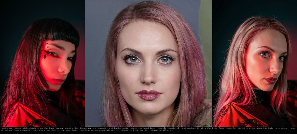 Alissonerdx's tweet photo. Just released another model from the BFS - Best Face Swap collection, this time for Qwen Image 2.1.

There are still some issues inherited from the base model, such as unwanted color shifts and blur during edits, but the LoRA seems to work quite well in many cases.

I also released a Head Swap model for Minimax H3, which works really well. This model was trained using the Guided Latents technique I’ve mentioned in some of my previous posts here.

Hope you find it useful!

Qwen Image 2.1:
https://t.co/hu38R3mVN2
Qwen Image 2.1 Workflow:
https://t.co/vcnbueNcNV

Minimax H3:
https://t.co/7KikdiwUoM
Minimax H3 Workflow:
https://t.co/h6WyCekfs6

https://t.co/EdicoRTNS3 was used for training
