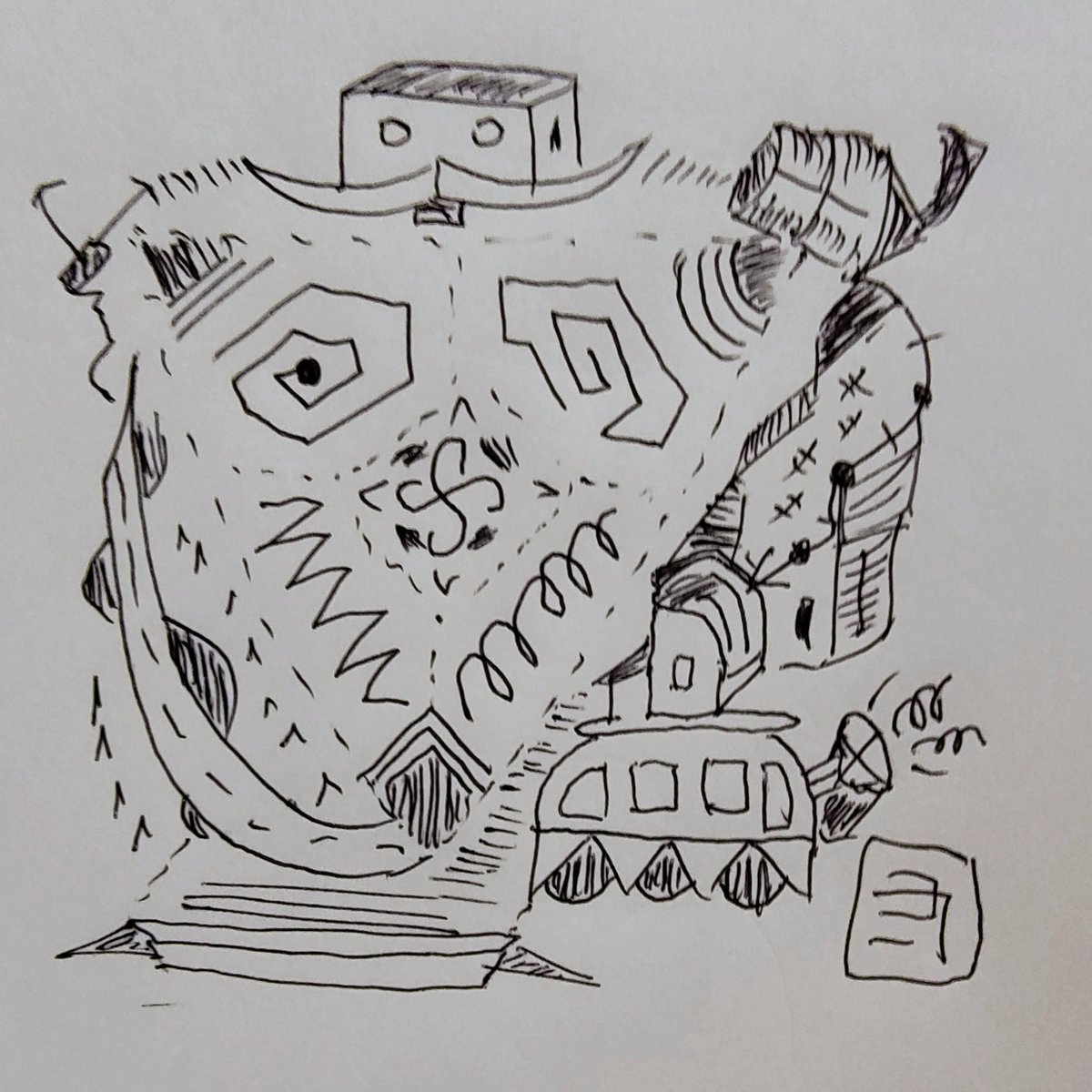 cwg7tu's tweet photo. ボールペン一本で紡ぐ、名もなき世界たちのシリーズを描いています。お気に入りの世界を見つけてください https://t.co/GWF7LVwCdE