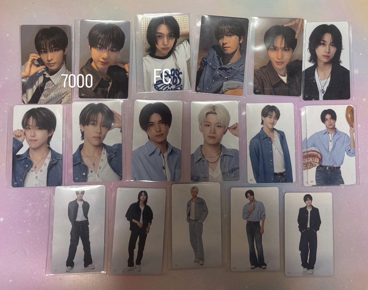 ep8fl's tweet photo. KO1KEYZ 1ST FANMEETING ファンミ セルカ カプセルトイ アクキー ネームプレート ブリスター 交換

【譲】 画像のもの

【求】 シンヘン 矢田 照井 安部 💗
7000円トレカ、FCは同種優先
FCは シンヘン、矢田、安部、加藤求

同日発送での交換希望
お気軽にお声掛け下さい🙌🏻
#ko1keyz交換 https://t.co/4hwYyIP8Ja