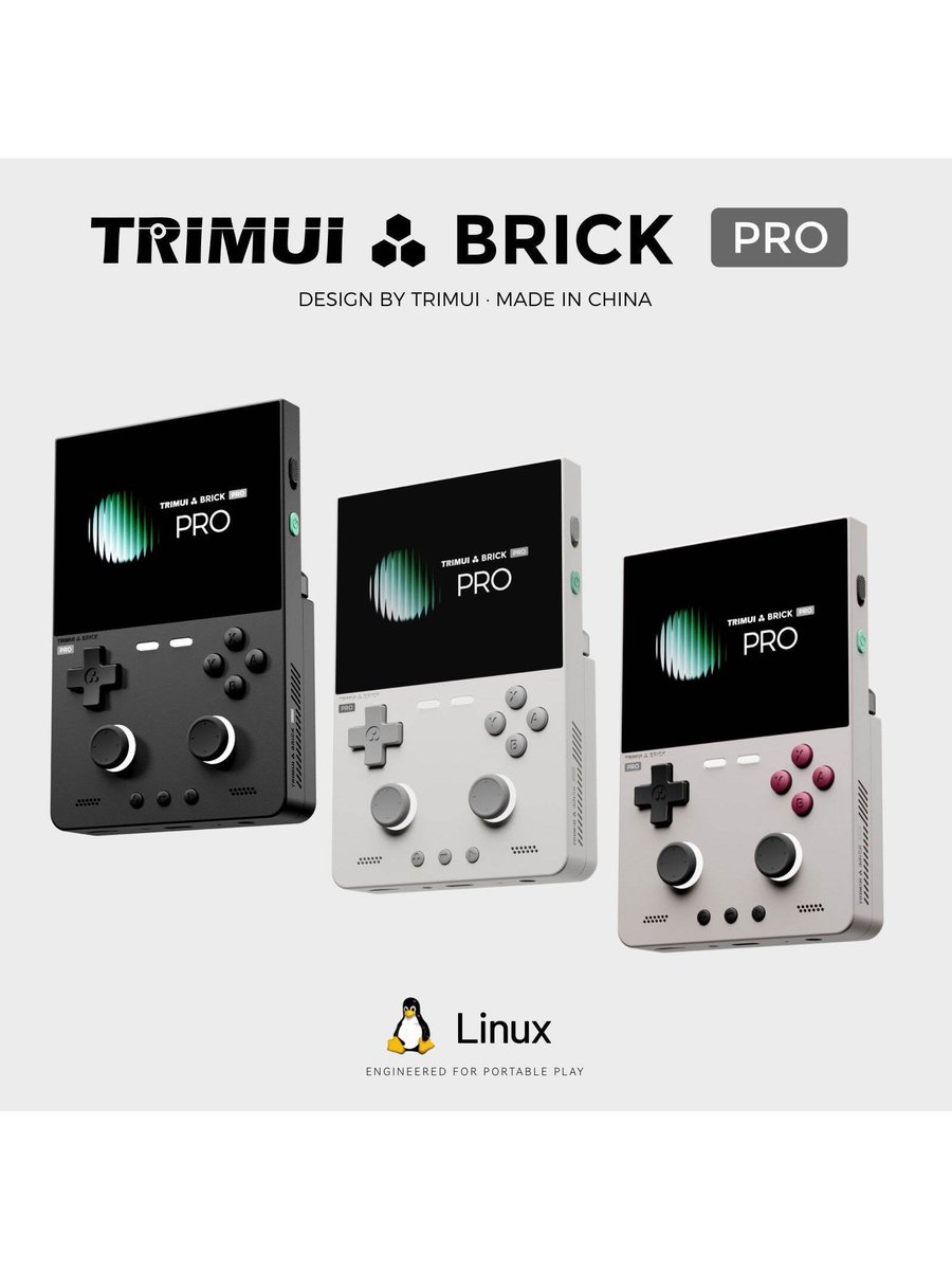 StorymanSurf's tweet photo. TRIMUI | เครื่องเล่นเกมพกพาสไตล์เรโทร

ข้อมูลเพิ่มเติม คลิก🔻
https://t.co/6U7t8Qzq9l https://t.co/GwFKmisO04