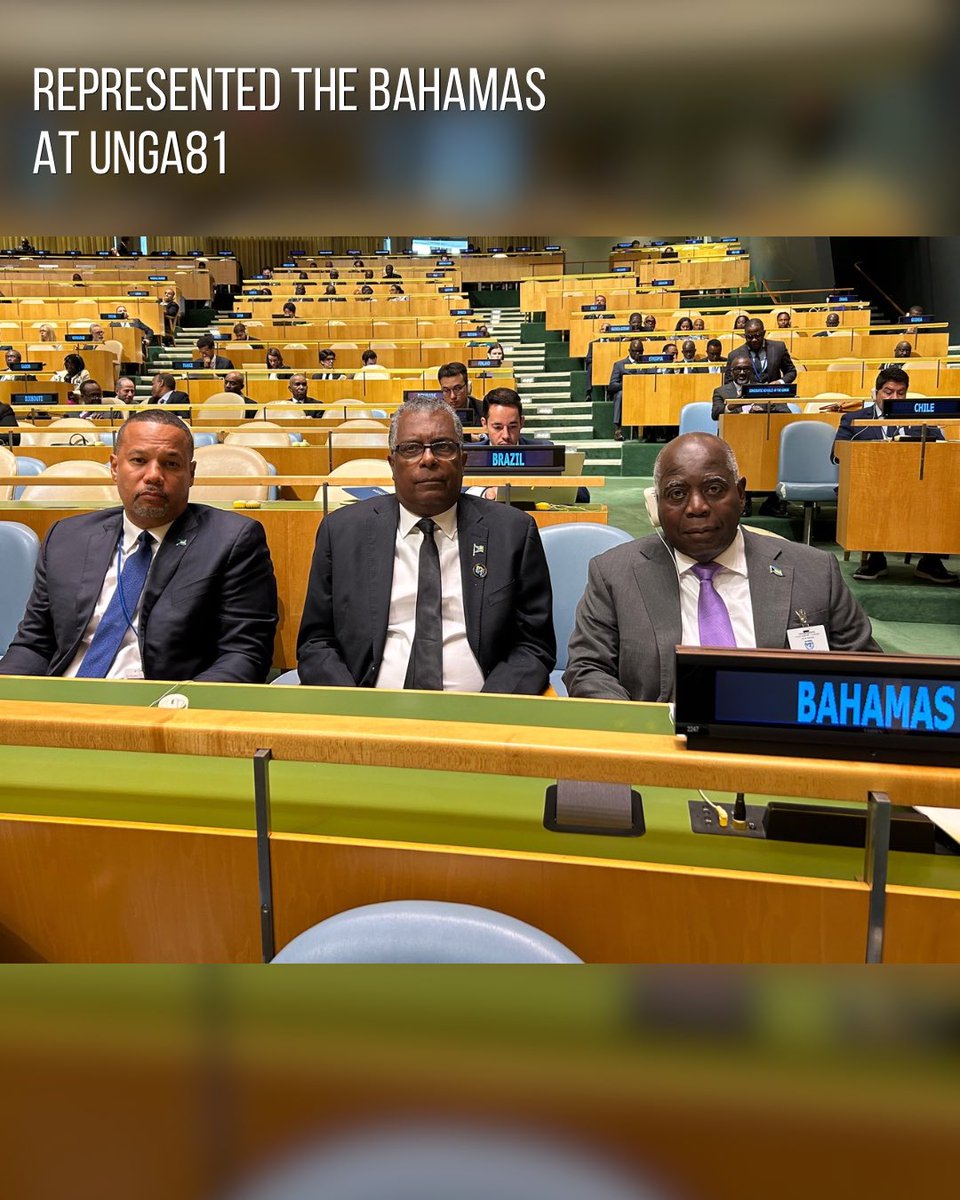 HonPhilipEDavis's tweet photo. It’s been a busy day at UNGA81 https://t.co/OYFPcPrh17