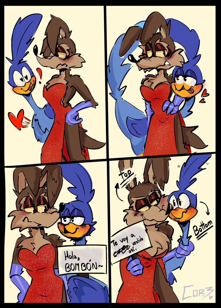 The_Kor3's tweet photo. Ohsí, vivan los esposos (como amo dibujarlos)

#wileroad #coyote #roadrunner #wilerunner #looneytoons #coyotevsacme https://t.co/LlyVLNsJJs