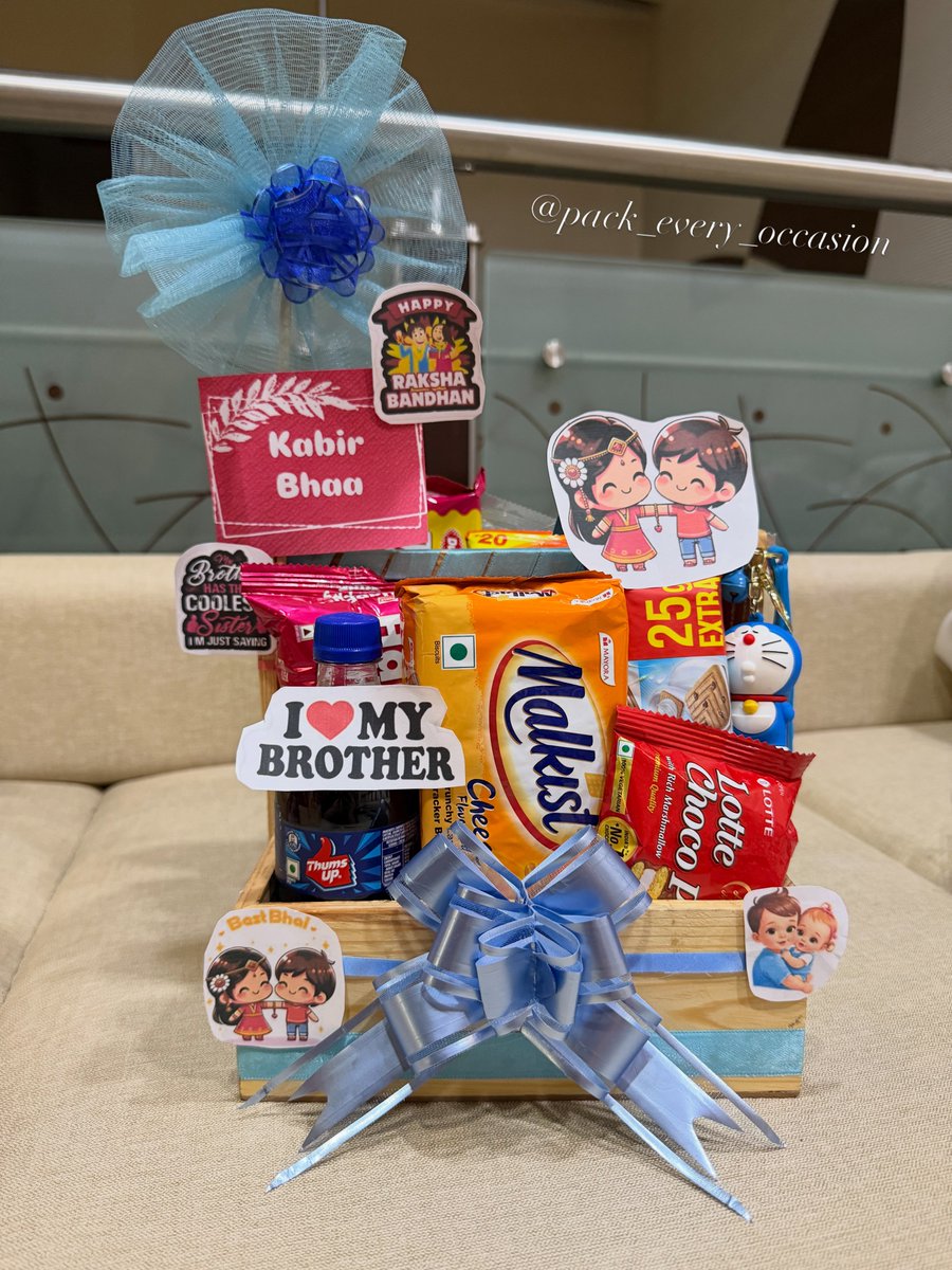 hazelmartinezng's tweet photo. Rakhi season calls for pretty little hampers. https://t.co/9s88C6VNgi