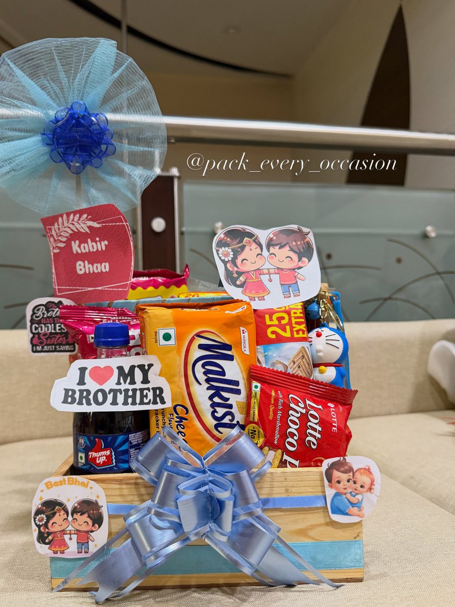 hazelmartinezng's tweet photo. Rakhi season calls for pretty little hampers. https://t.co/9s88C6VNgi