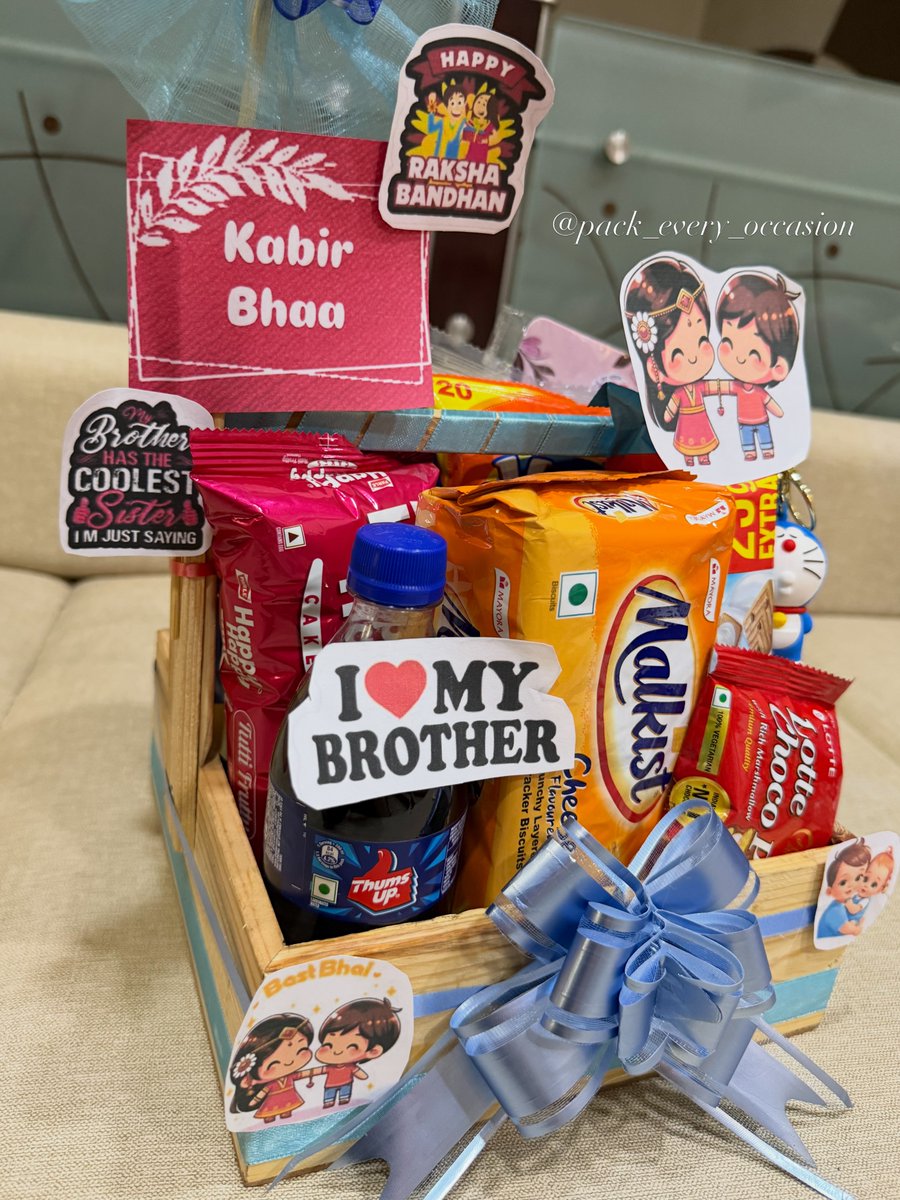 hazelmartinezng's tweet photo. Rakhi season calls for pretty little hampers. https://t.co/9s88C6VNgi