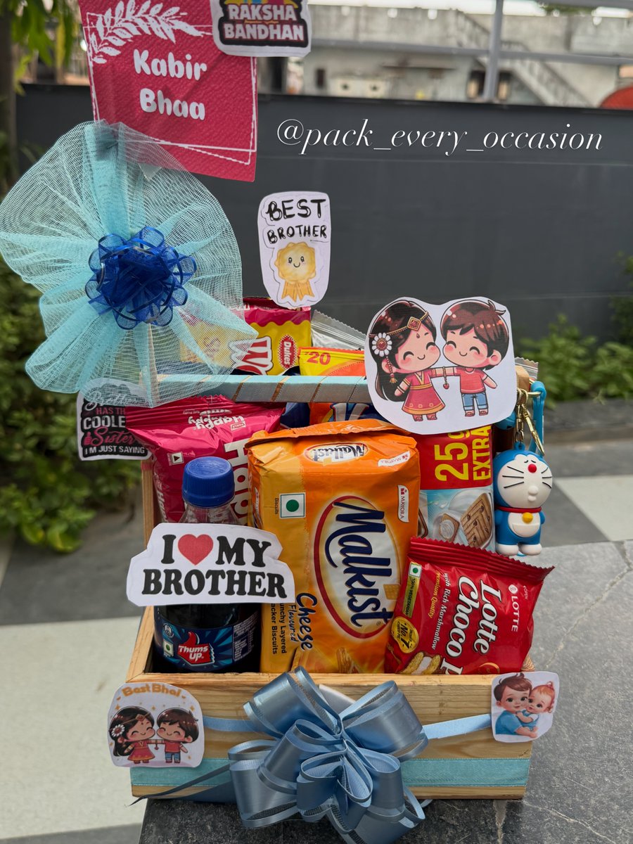 hazelmartinezng's tweet photo. Rakhi season calls for pretty little hampers. https://t.co/9s88C6VNgi