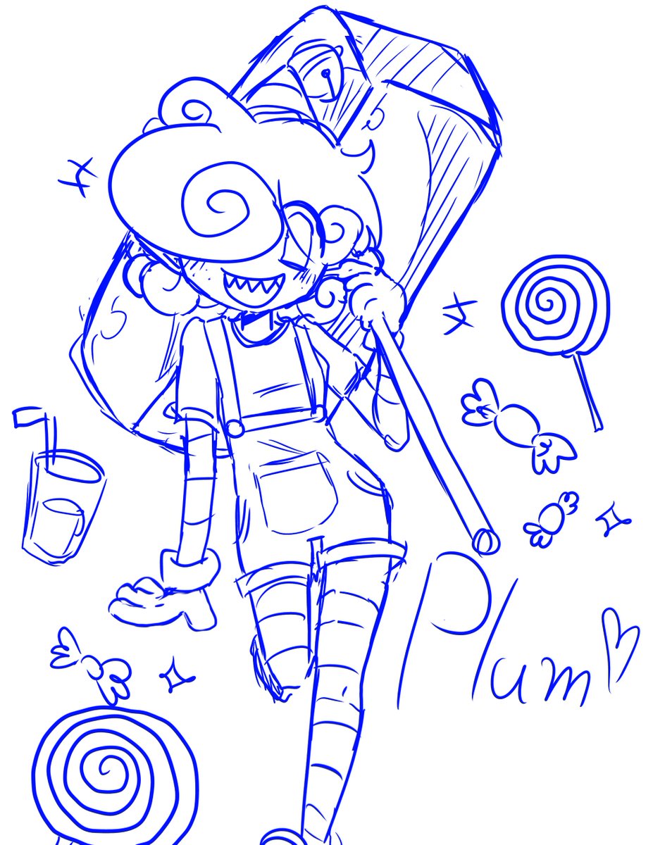 twintailmoes's tweet photo. WIP(plum from horrorvale) https://t.co/MlrzDoFPzB