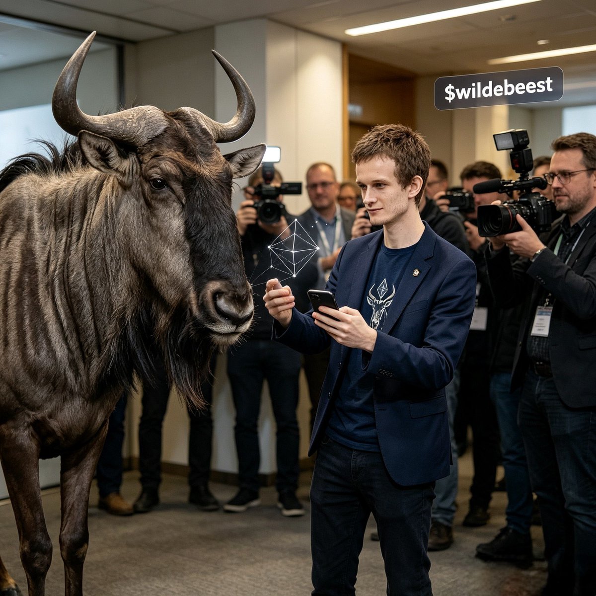 wildebeest001's tweet photo. Wildebeest and Ethereum: An Endless Migration
Many people don’t understand why Vitalik has a soft spot for the wildebeest.
He once casually mentioned this creature in a tweet: wildebeest.
But those who truly understand it never stop at the literal meaning. It is the most accurate reflection of the soul of the blockchain community along its long journey.
The wildebeest never settles in one place.
When the land dries up and everything withers, they never cling to barren ground. For a single mouthful of water, a patch of grass, a glimmer of life, they set out on an endless migration.
This river has never been gentle.
Every crossing claims companions—swallowed by waves and danger. The herd suffers losses, the road ahead is unknown, yet those who remain never look back. There is no king to lead them, no chief to command. They rely on neither power nor control—only the shared instinct of countless individuals and a collective belief, surging toward hope.
This is the life of Ethereum.
In 2013, a nineteen-year-old wrote the whitepaper, planting a faint light in the barren land of blockchain—the first step of the journey. In 2016, the DAO crisis was the first perilous river crossing: bone-deep pain, survival through blood. In 2022, the shift from PoW to PoS was another crossing of fate’s river—shedding the old shell, completing a rebirth and iteration.
Ethereum was never made divine by one person alone.
Vitalik wrote the starting point, but what truly carried the entire expedition were the countless community members who never abandoned it.
We are the herd of wildebeest, endlessly migrating across that vast wilderness.
$Wildebeest has no market makers, no overlords, no lofty leaders. Only a group of ordinary people who understand destiny, endure solitude, withstand the storms, and keep moving forward, generation after generation.
Tides rise and fall; mountains and rivers transform. The strong never stay still waiting for gifts. They live by chasing water, migrate toward the light, endure every ordeal, and still race toward the distant horizon.
This is the wild nature of the wildebeest— and our unchanging ambition.