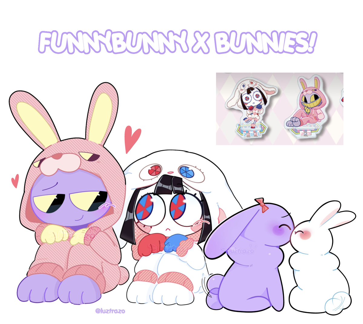 luztrazo's tweet photo. BUNBUN   #funnybunny #theamazingdigitalcircus #tadc #tadcjax  #pomni https://t.co/R9At3dL1mx
