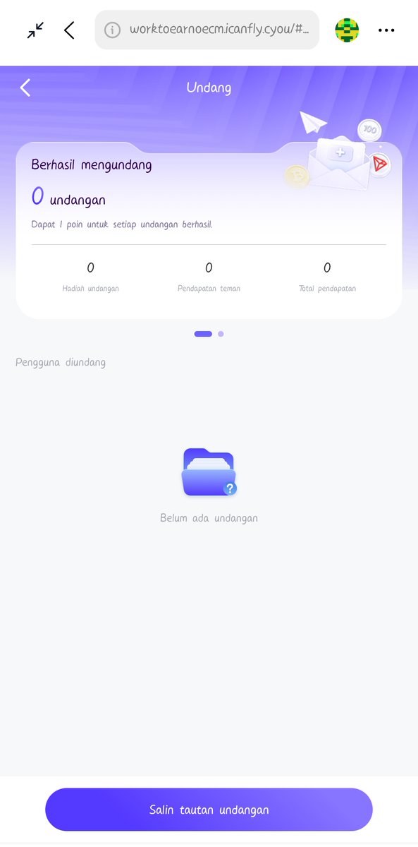 wawaluh's tweet photo. 🚀 Work To Earn is Live!

Join and start earning reward points daily check-ins.
🎯 Complete daily activities
🎁 Collect reward points
👥 Invite friends &amp; grow your rewards

🔗 Join here: https://t.co/rgb05nXYeN
https://t.co/Zu0aRzXxT0

#WorkToEarn #TRX #Web3 #Airdrop #Crypto https://t.co/yMZ67uHCHi