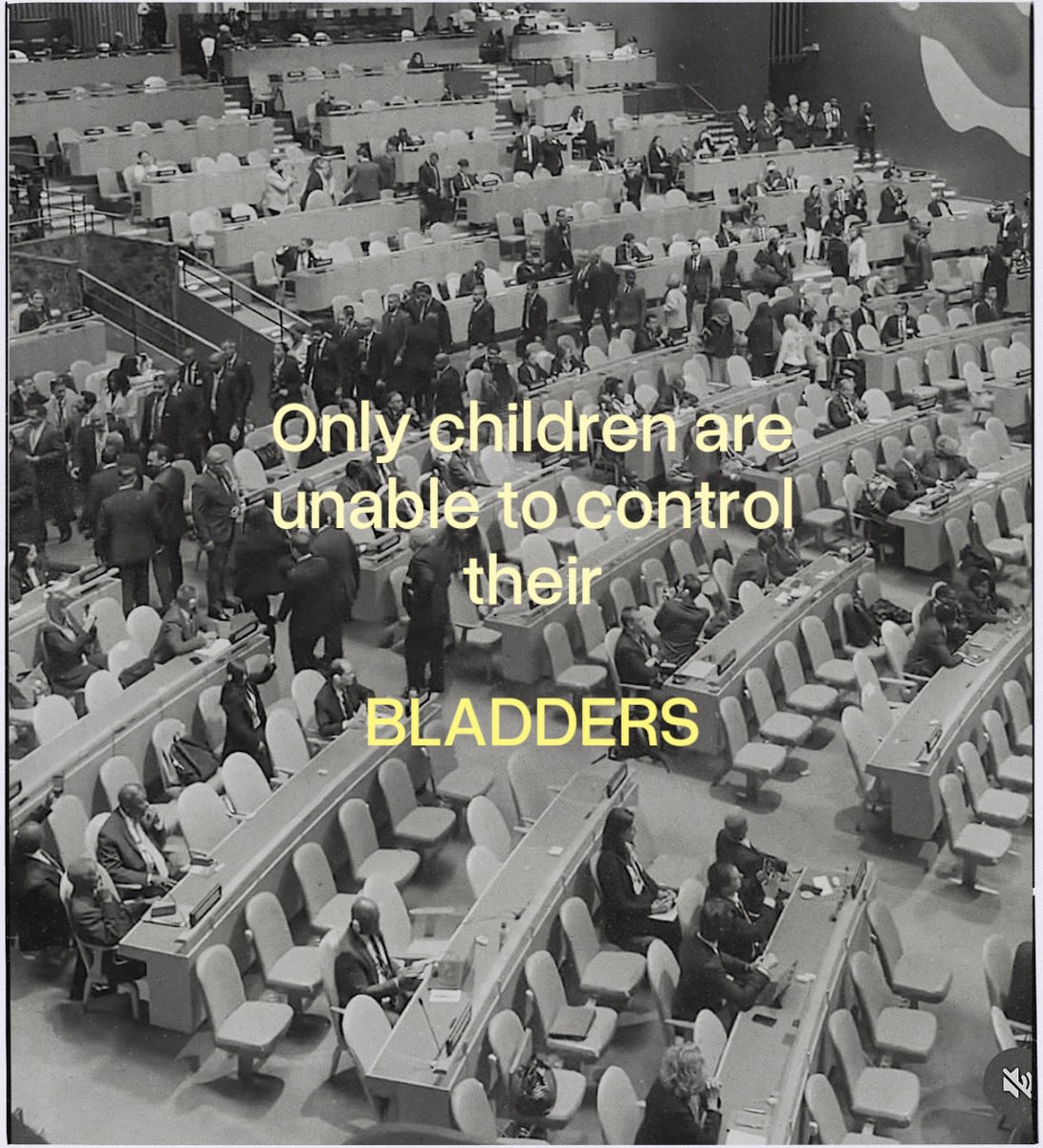 oned5453's tweet photo. #un #netanyahu speech https://t.co/DXbKn1wniN