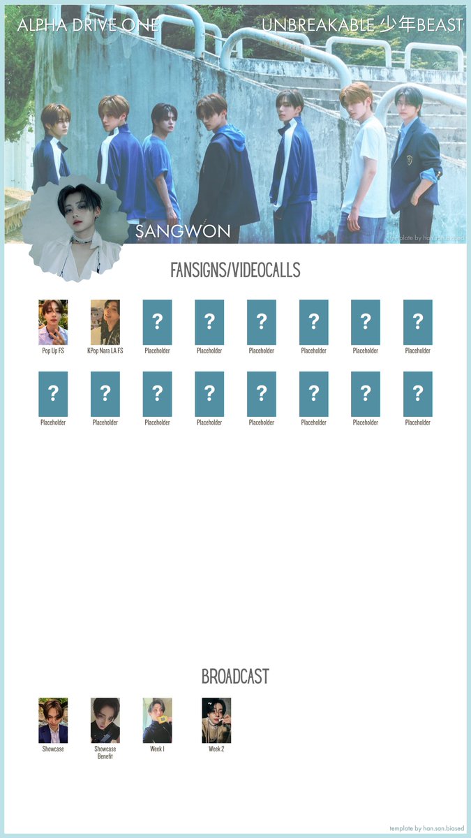hansanbiased's tweet photo. alpha drive one ald1 photocard templates - fansign/videocall + broadcast
UNBREAKABLE : 少年BEAST
sep 24  update

these are a work in progress.  ・❥・

https://t.co/Vy0yEaaczo

leo junseo arno sangwon xinlong anxin sanghyeon wishlist template 알디원 https://t.co/bf8IRJ3VUC