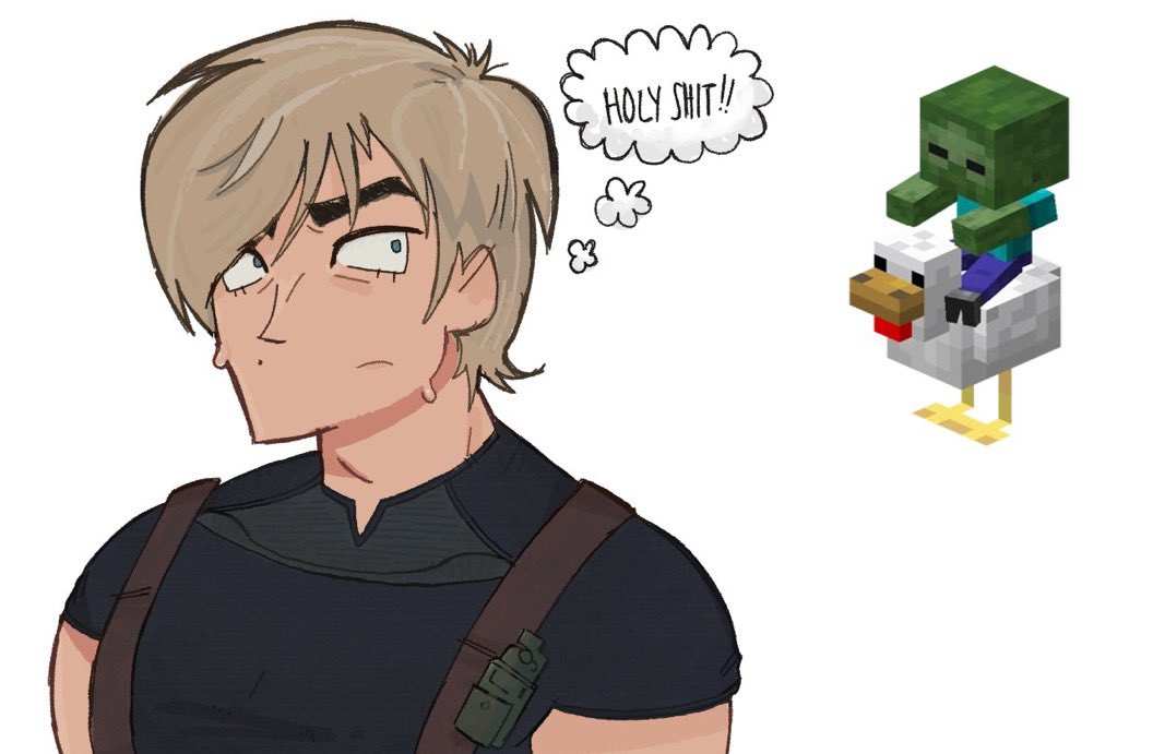 brinnhoa's tweet photo. #ResidentEvilㅤ #leonkennedy https://t.co/weIJaLrisN