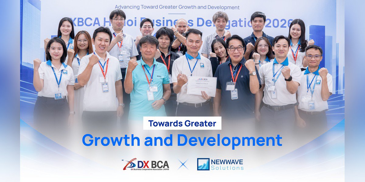 GENICPRESSAPP's tweet photo. DX事業協同組合がNEWWAVE SOLUTIONS JSCを初認定
ベトナムのNEWWAVE SOLUTIONS JSCを海外認定オフショア開発センターに認定
✨詳細はこちら👇
https://t.co/X2S7SMqtMW https://t.co/lGQA76B9c8
