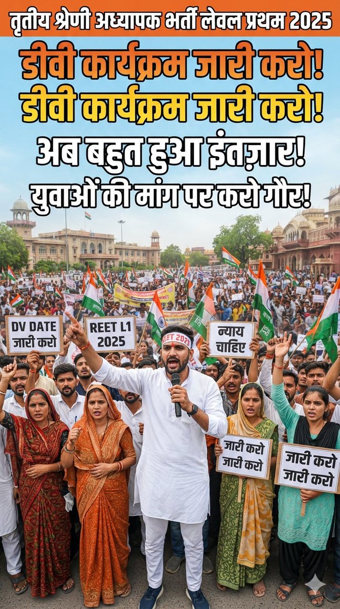 kumar_sika72910's tweet photo. तृतीय श्रेणी अध्यापक भर्ती 2025 लेवल 1 दस्तावेज़ सत्यापन कार्यक्रम जारी करवाओ। @svoruganti1466 @alokrajRSSB @BJP4Rajasthan @BhajanlalBjp @rajeduofficial @blsantosh @rssorg https://t.co/YJ15I0IkQC