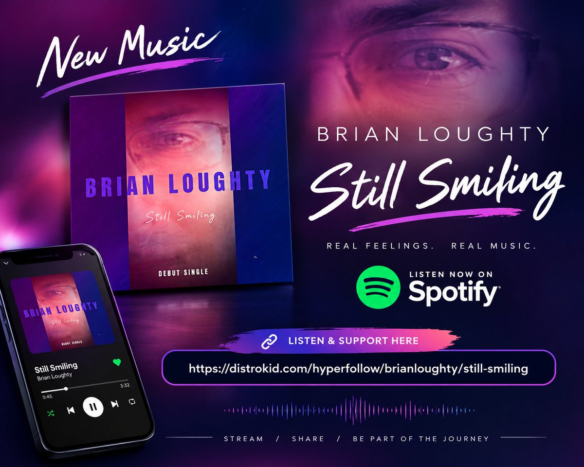 AdtrendPro's tweet photo. @0ivankaTrump1 New music is here.
Meet “Still Smiling” by Brian Loughty — a fresh single with a message worth hearing.

Listen, discover, and support the music:
 https://t.co/7ZMox88GHR https://t.co/uA8W30qRsi