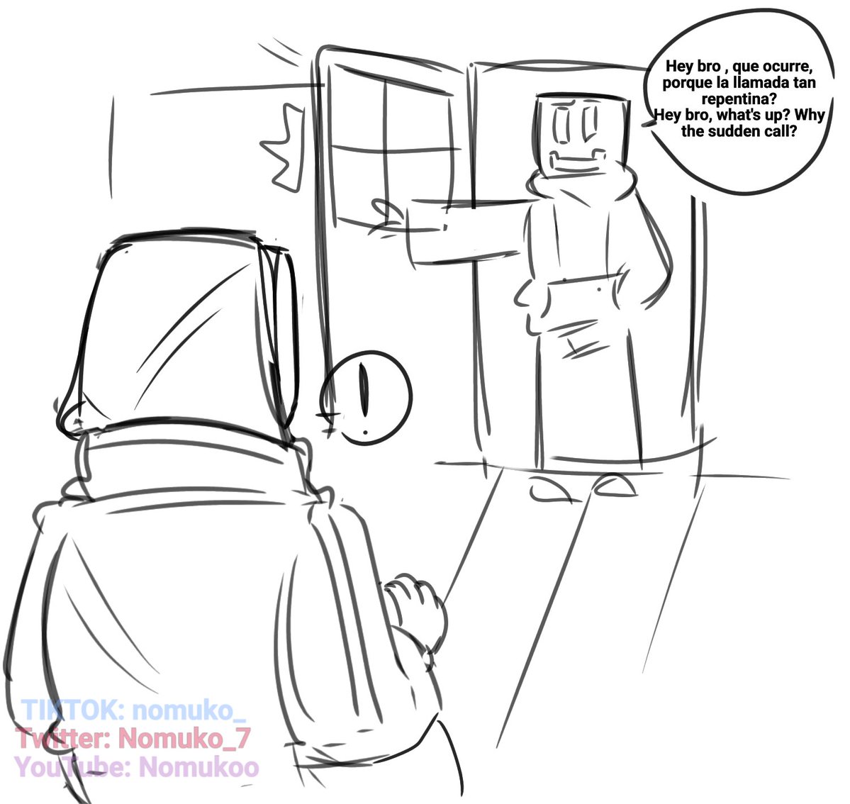 Nomuko_7's tweet photo. JAJAJAJA un comic que no tiene nada que ver con mi AU pero me parece interesante hacerlo , aqui la primera parte: #verity #mobxverity #verityxmob https://t.co/yoUP6PIKbJ