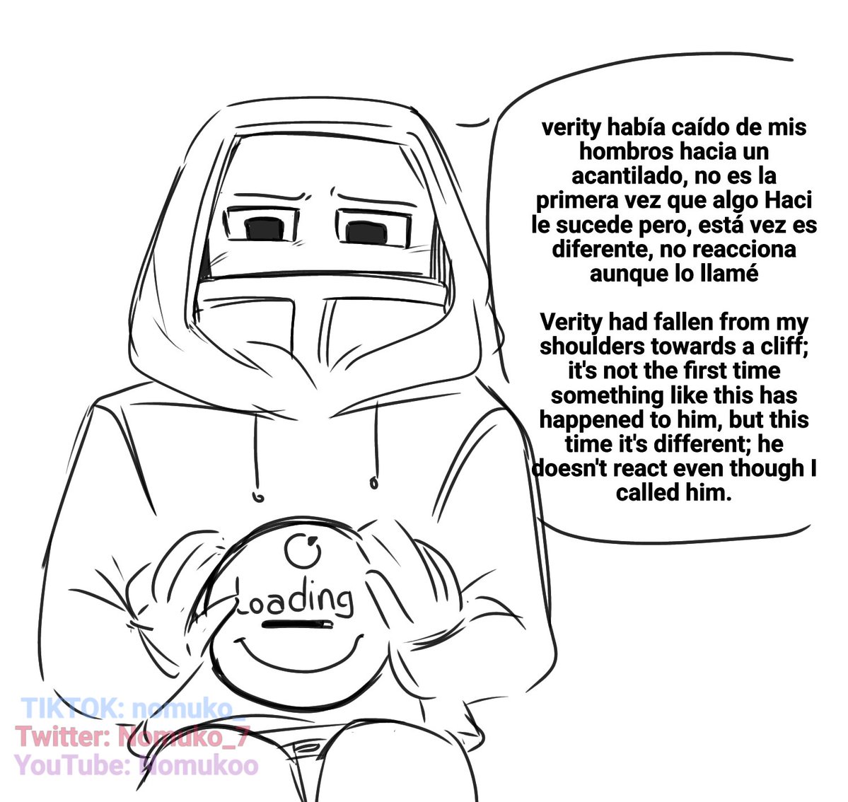 Nomuko_7's tweet photo. JAJAJAJA un comic que no tiene nada que ver con mi AU pero me parece interesante hacerlo , aqui la primera parte: #verity #mobxverity #verityxmob https://t.co/yoUP6PIKbJ