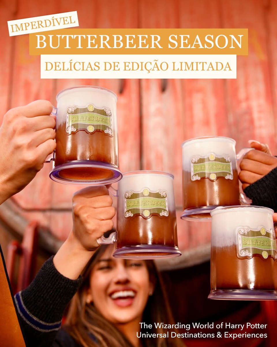 AugustooFilhoo's tweet photo. Acaba de haver um anúncio pelo The Wizarding World of Harry Potter sobre algumas das delícias globais e por tempo limitado da Temporada de Butterbeer, junto com produtos exclusivos que chegarão aos parques da Universal Destinations &amp; Experiences. Qua... https://t.co/t6aBQKEBKd