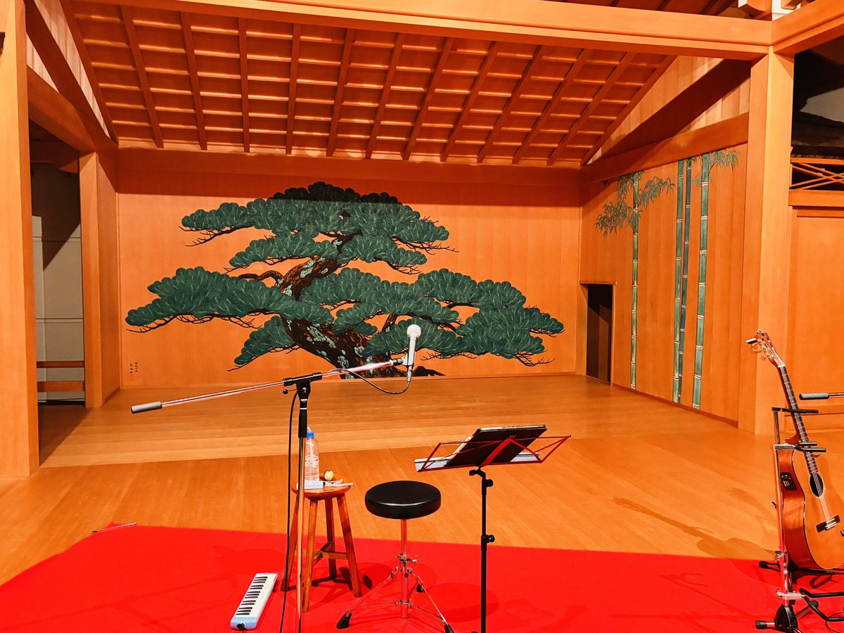 harutiger's tweet photo. 🟡齋藤誠ライブ with TIGER 2026🟡 
@大津市伝統芸能会館 能楽堂公演、無事終了しました❣️勿論能楽堂で演奏するのは人生初、貴重な機会に感謝です🙏ご来場下さった皆様、本当に有難うございました！ https://t.co/YNYS48awQ1
