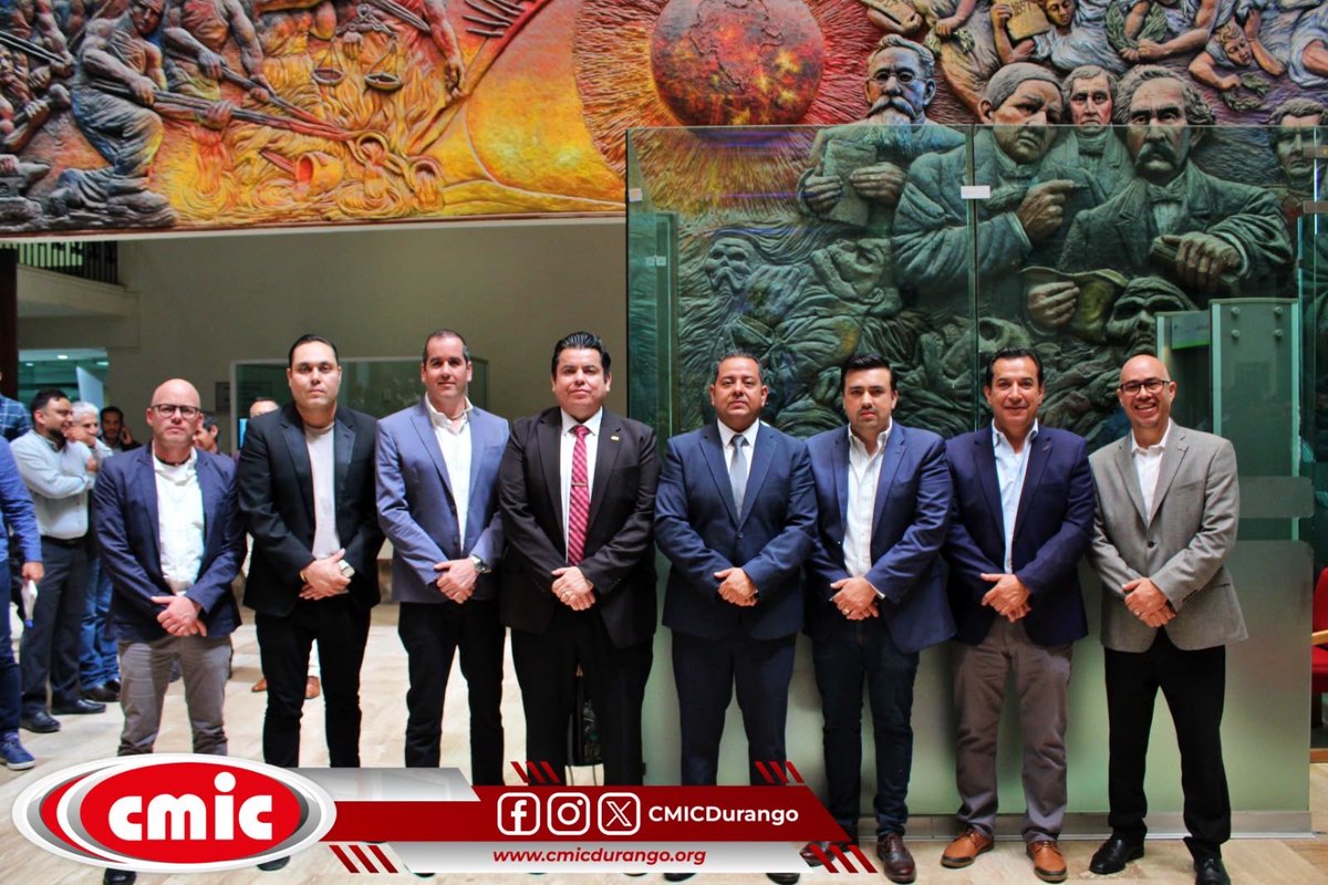 cmicdurango's tweet photo. Integrantes de CMIC Durango, con nuestro presidente Edgar Iram Ciceña Mejorado, asistieron a las comparecencias del Informe de Gobierno en el Congreso del Estado 🏛️.
Reconocemos este ejercicio de SECOPE y CAED. ¡Seguimos trabajando juntos por el desarrollo de Durango! 🤝#Durango https://t.co/w7NWMBZNIe