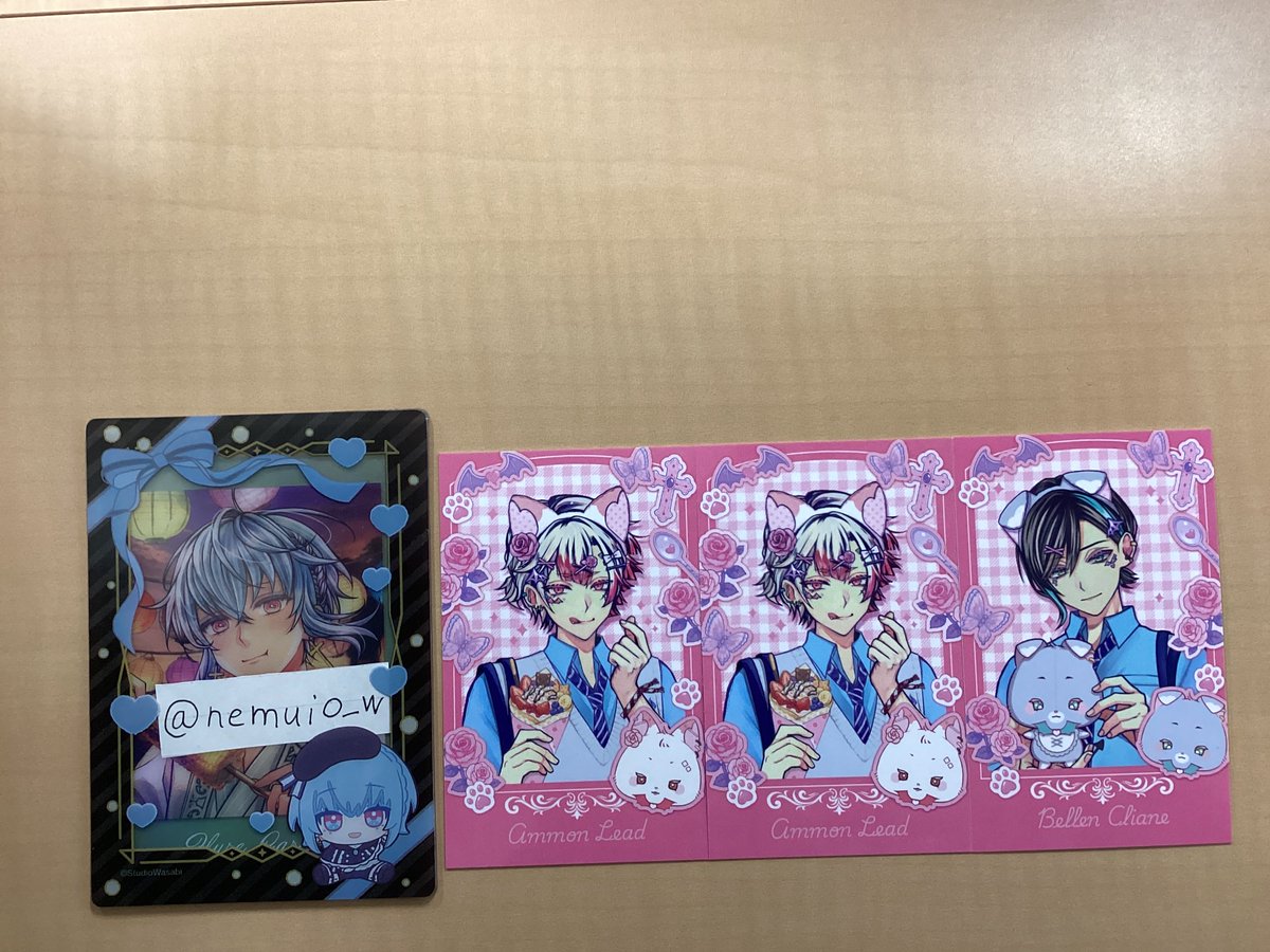 nemuio_w's tweet photo. 交換
求→クロウザー（食べ歩き思い出両方）
　　アモン（思い出ver）
　　ベリアン（食べ歩きver）
譲→アモン（食べ歩きver）✖️2、ベレン（思い出ver）
都内手渡し希望、お気軽にお声掛けください！ https://t.co/da9C7DDB5d