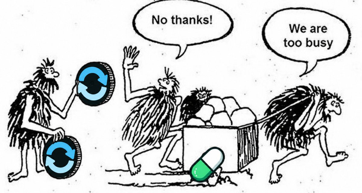 stonkwheel's tweet photo. bro we invented the wheel

$STONKWHEEL https://t.co/v5KYgOJekh