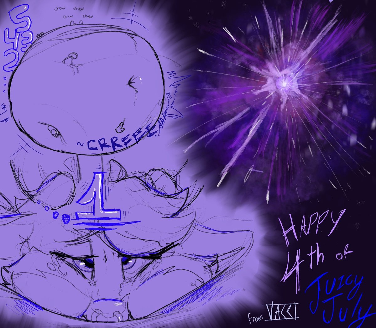 VacciBrattyDeer's tweet photo. Old 4th of Juicy July piece uwu 

I'm not the biggest popping but it's sometime fun to be have all eyes on your tight creaking figure.,., https://t.co/Mzr2ZvbNEQ